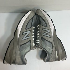NEW BALANCE 990 v5 M990GL5 Men's Sneakers Made In USA - Grey - US 12D